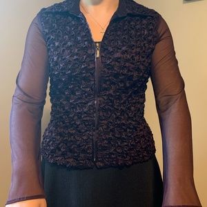 Vintage purple blouse